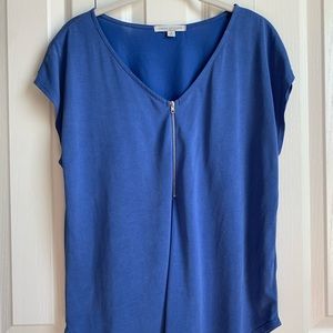 Green Envelope| Zipper Front Top